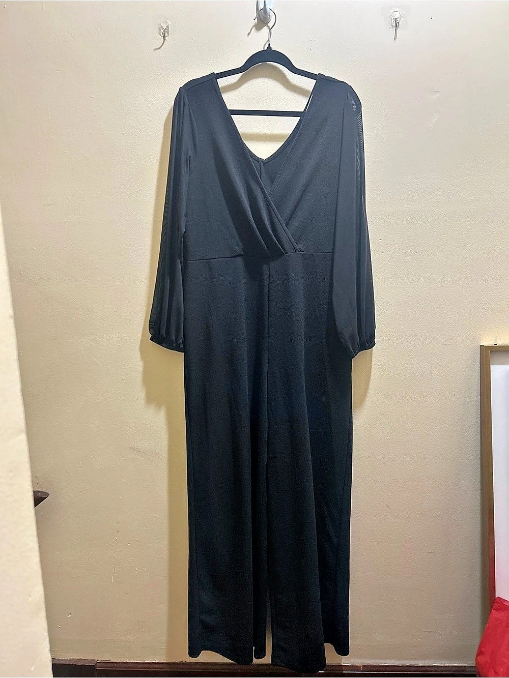 Black Long Sleeve Jumpsuit
